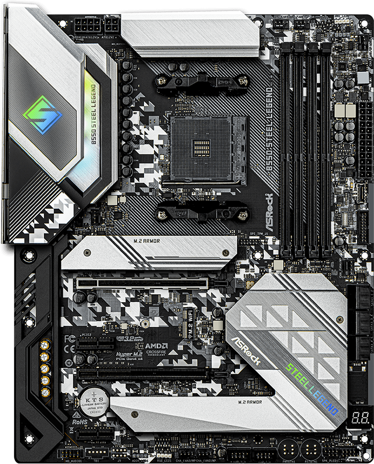 Asrock B550 Steel Legend - Motherboard Specifications On MotherboardDB